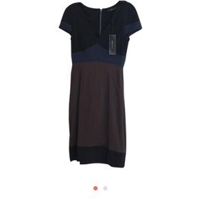 NWT BCBGMAXAZRIA Colorblock Dress NWT